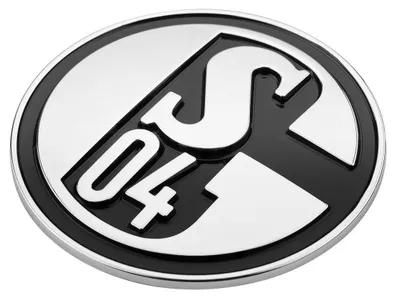 Produktbild von FC Schalke 04 Auto-Aufkleber Chrom schwarz