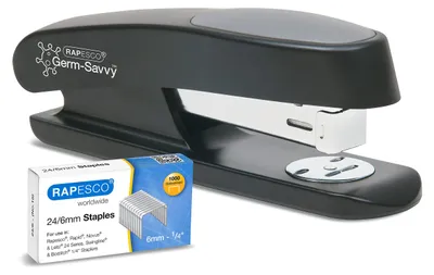 Zdjęcie produktu dla RAPESCO 1482 Zszywacz RAPESCO ECO Sting Ray, czarny