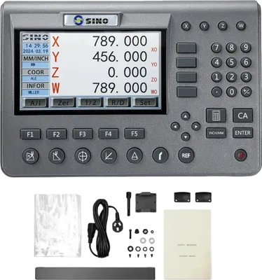 Produktbild von Fräsdrehmaschine 4-Achsen-DRO-Kit, Präzisionsmessung, benutzerfreundliche Funktionen, DRO-SDS200 Anzeige