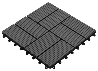 Immagine prodotto di Piastrella per Decking 11 pcs Grigio 30 x 30 cm WPC