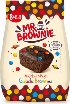 Obrázok produktu pre Pán Brownie Galaktické koláčiky s čokoládovou šošovicou jednotlivo balené 200g