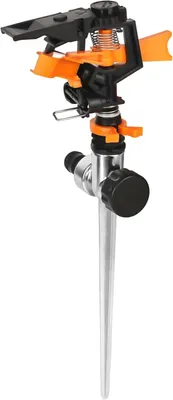 Produktbild von Gartensprenger, Impulssprinkler für Rasen, 3/4 Zoll, orange, für Garten