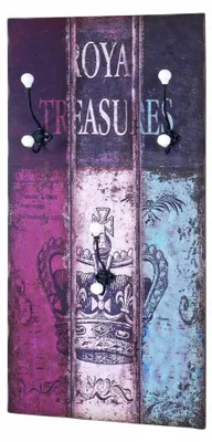 Image de Porte-manteau mural Haku, coloré - Dimensions : 40 cm x 12 cm x 80 cm ; 42941