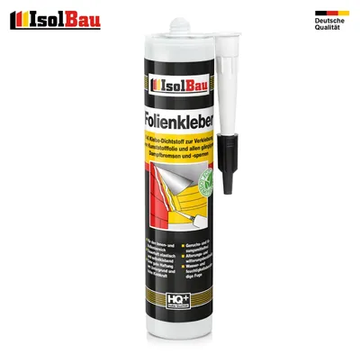 Isolbau Profi Folienkleber 450 g 1K Klebe-Dichtstoff Dampfbremse Folie Kartusche