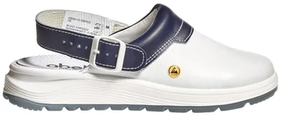 Produktbild von Abeba Clog EASY 2.0 ESD 837622 OB Gr. 38 weiß/blau