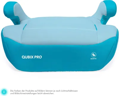 Produktbild von Daliya® QUBIX PRO Kindersitzerhöhung mit ISOFIX, i-SIZE NORM ECE R129, 125 - 150 cm, Gurtfix, Autositz, Autokindersitz, Kindersitz, Sitzerhöhung
