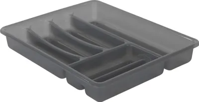 Produktbild von Zásobník na príbory 6 priehradiek Basic antracit 1753108812
