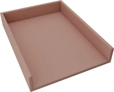 Produktbild von regalik Wickelaufsatz Universal, Wickeltischaufsatz für Kommoden in beliebiger Breite, Abnehmbar Wickelkommode aufsatz, Gerade Frontplatten, Rose, 72cm x 54cm