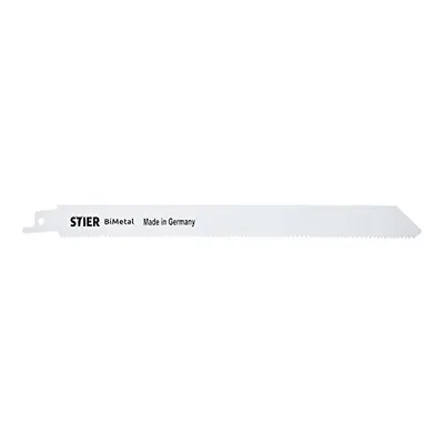 Produktbild von STIER Säbelsägeblatt, 5 Stück, ST4434, Schnittlänge 210 mm, Zahnteilung 1,8-2,5 mm, perfekt für Holz- und Metallschnitte, präzise und langlebig für vielseitige Anwendungen