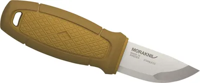 Obrázok produktu pre Morakniv ELDRIS NÁKRČNÝ NOŽ, oceľ Sandvik 12C27, nerez,, žltá plastová rukoväť, kuchárske puzdro, podpaľovač