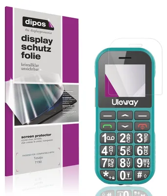 Produktbild von 4x Schutzfolie für Tosaju T190 klar Displayschutzfolie Folie Display Schutz dipos