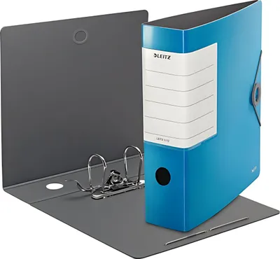 Produktbild von LEITZ 1112 QualitätsOrdner 180° Solid Polyfoam A4 breit hellblau