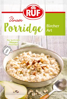Produktbild von RUF Porridge Bircher Art (65g Beutel)