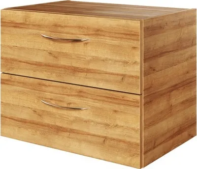 Produktbild von Unterschrank pelipal Xpressline 4035 2 Auszüge Breite 60 cm Eiche Riviera mit Griff