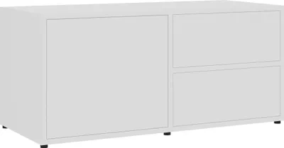 Produktbild von TV-Schrank Weiß 80x34x36 cm Holzwerkstoff