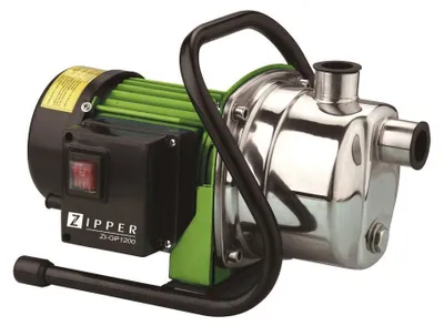 Produktbild von Zipper GP1200, 1200 W, 3800 l/h, Schwarz, Grün, Edelstahl
