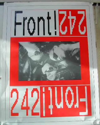 Zdjęcie produktu dla Front 242 - Plakat - 58x78 cm