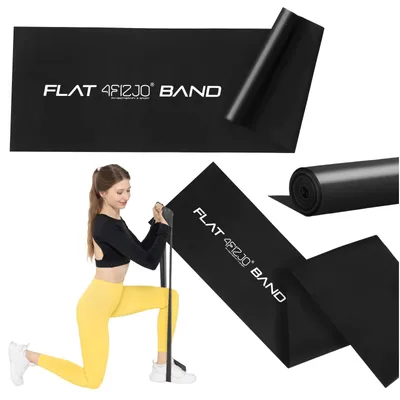 Obrázek produktu pro 4FIZJO Posilovací guma FLAT BAND odpor 12-15 kg, černá