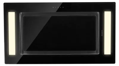 Obrázek produktu pro Klarstein digestoř, tichá digestoř, digestoř pod kuchyňskou linku, digestoř s filtrem, vestavná digestoř, digestoř 90 cm, 230 W, 630 m³/h, digestoř s odsáváním/cirkulací vzduchu, černá