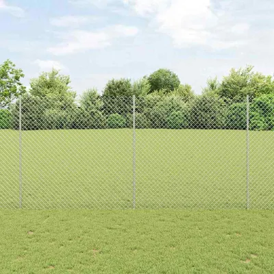 Immagine prodotto di Recinzione a maglie metalliche con palo 10 x 1,5 m (L x H)