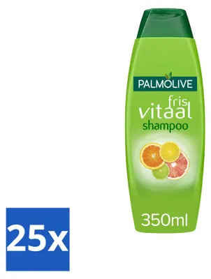Produktbild von 25 x Palmolive Fris Vitaal Shampoo - Citrus - 350 ml - Vorteilspackung - 25 Stücke
