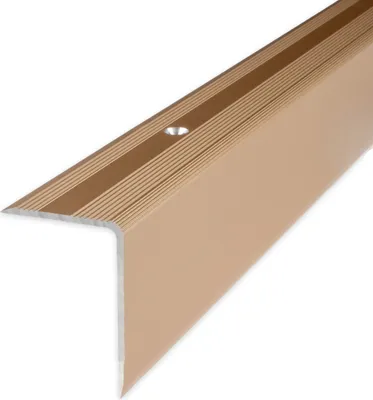 Produktbild von PROVISTON | Treppenkanten- & Winkelprofil | Aluminium | 30 x 42 x 1000 mm | Bronze Hell | Winkel