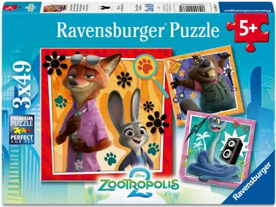Produktbild von Ravensburger Zoomania, 49 Stück(e), Tiere, 5 Jahr(e)
