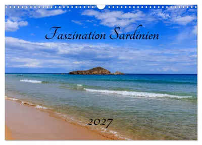 Produktbild von Faszination Sardinien (Wandkalender 2027 DIN A3 quer), CALVENDO Monatskalender