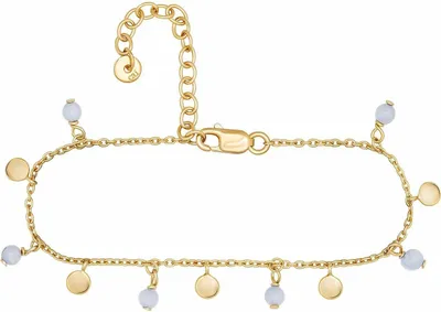 Produktbild von cai Armband 925/- Sterling Silber 15+4cm gelb Chalcedon 274260044-19