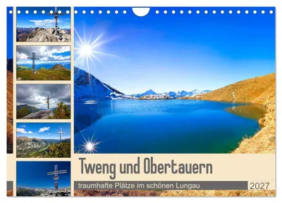Produktbild von Tweng und Obertauern (Wandkalender 2027 DIN A4 quer), CALVENDO Monatskalender