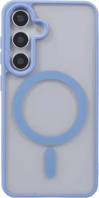 Produktbild von MagSafe Hülle für Samsung Galaxy S24 Plus - Phonesta Basic Back Cover - Transparent/Hellblau