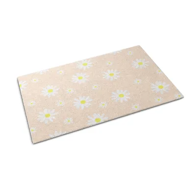 Immagine prodotto di Tappetino per l'ingresso - Sottotappeto per raccogliere lo sporco - Tappetino antiscivolo per interni ed esterni - 150x100 cm - Motivo floreale