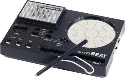Productafbeelding van Compacte Stylus Drummachine | 4 drumkits en 4 basgeluiden | Ritmemachine Beat Maker
