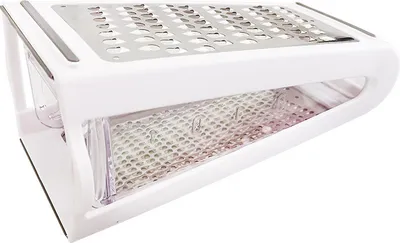 Produktbild von käsereibe mit behälter - Professionelle Käsereibe mit Behälter Boxreibe Handreibe für die Küche Edelstahl-Reibe Doppelseitiger Abnehmbarer Behälter