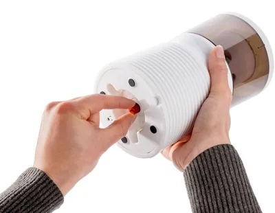 Produktbild von Bleistiftspitzmaschine elektrisch 210 8-11mm weiß Packung mit 8 Stück