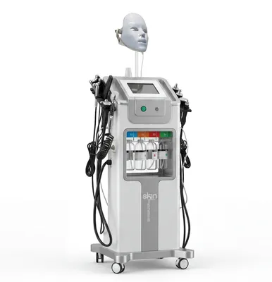 Zdjęcie produktu dla Urządzenie do hydrodermabrazji – 12 funkcji w 1 – peeling wodny, ultradźwięki, infuzja tlenowa, skrobak do skóry – napięcie 220–240 V