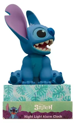 Obrázok produktu pre Lampa 3D Disney Stitch z budzikiem - Kids Licensing, premium akcesorium do wnętrz