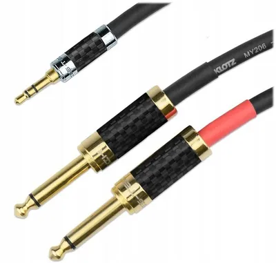 Obrázok produktu pre Klotz Kábel 3,5mm Jack na 2x 6,3mm Jack Mono 5m