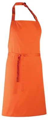 Image de Premier - Tablier à bavette « Colors Collection » LT5796 (86 cm x 72 cm) (orange)