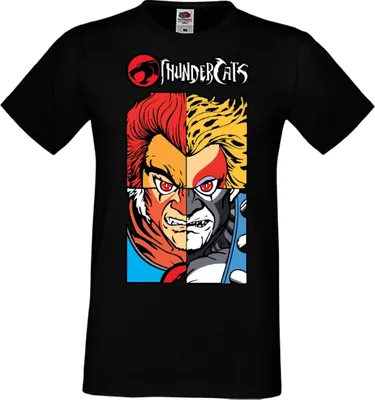 Immagine prodotto di Maglietta da uomo Anime Manga Thundercats 02, Man L , Noir