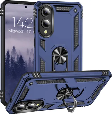 Produktbild von Armor Outdoor Handyhülle für Samsung Galaxy S25 Edge Handy Panzer Case Cover Schutzhülle Farbe: Blau