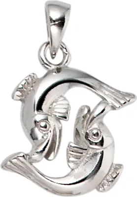 Produktbild von JOBO Anhänger Sternzeichen Fische 925 Sterling Silber rhodiniert