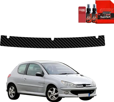 Produktbild von Kohlenstoff Schutzfolie Grizz Protector für Ladekante - Peugeot 206 (1998-2009)