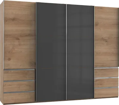 Immagine prodotto di Armadio ad ante scorrevoli Armadio a 4 ante con cassetti Design selezionabile