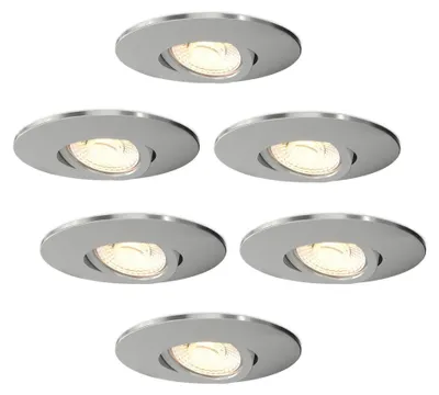 Image de Ledvion lot de 6 spot LED 6W CCT blanc neutre etanche IP65