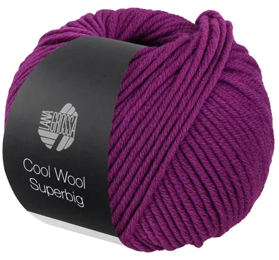 Produktbild von Lana Grossa - Cool Wool Superbig 0047 rotviolett