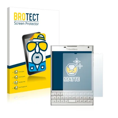 Produktbild von 2x BROTECT Schutzfolie für BlackBerry Passport Displayschutz Displayschutzfolie Folie Matt Entspiegelungsfolie