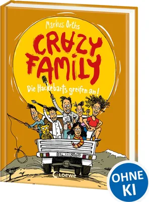 Produktbild von Crazy Family (Band 3) - Die Hackebarts greifen an!