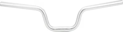 Produktbild von Fahrradlenker aus Aluminiumlegierung, U-förmig, mit Erhöhung, silberfarben, 120 mm / 4,7 Zoll
