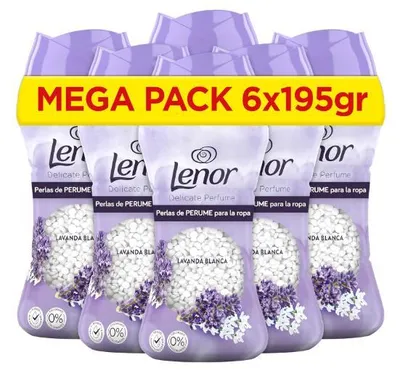 Produktbild von Lenor Unstoppable - White Lavender 6x195g